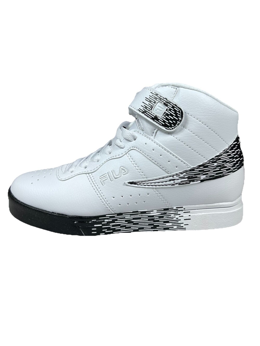 Fila VULC 13 Halftone 2 Shoes Kids Size 5 Black White Basketball Casual Sneakers